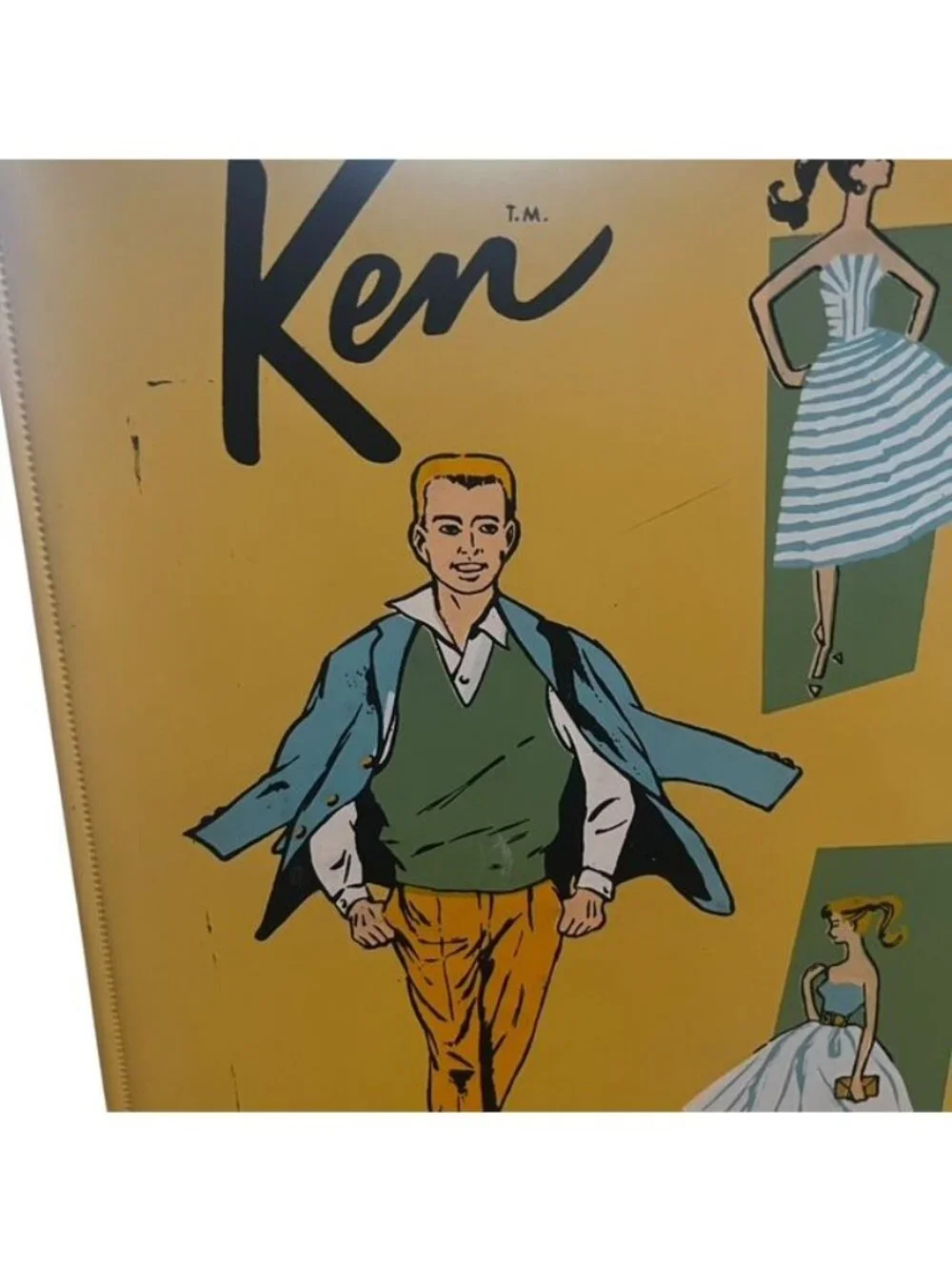 Vintage Mattel 1961 Ken Doll Case